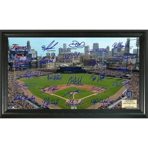 Highland Mint MLB Detroit Tigers Signature Field Frame