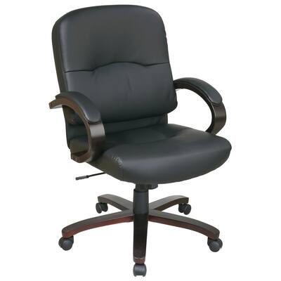 Black Eco Leather Executive Office Chair