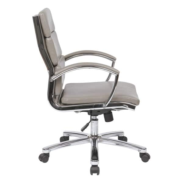 350lb Heavy Duty office chair executive Memory Foam Bonded leather computer  desk