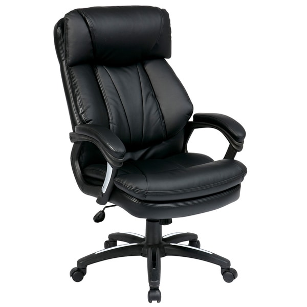 giuseppe bonded leather executive office chair black