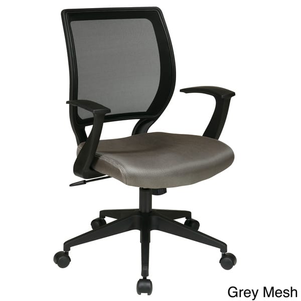 Office Star Black Screen Back Chair