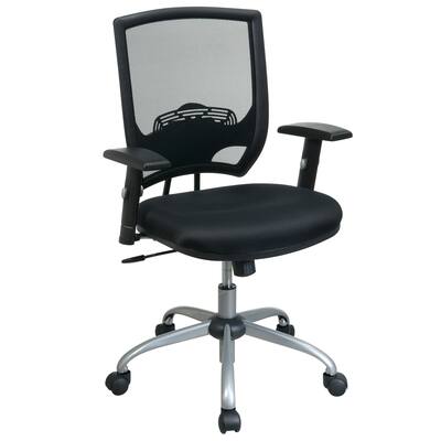 Office Star Products Work Smart Black Mesh Chair