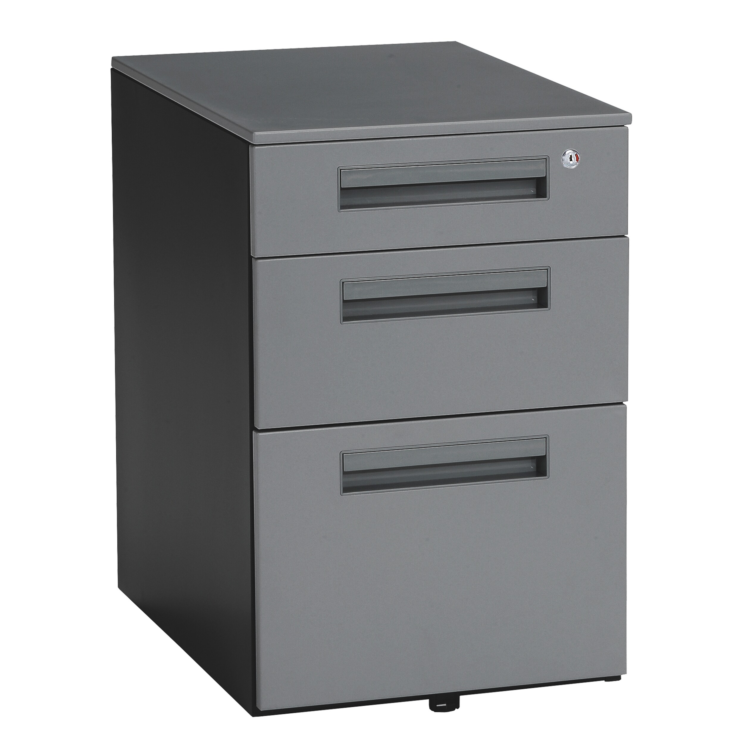 Shop Ofm Mesa Series Model 66300 Wheeled Mobile 3 Drawer Steel File Cabinet Gray Overstock 7969723