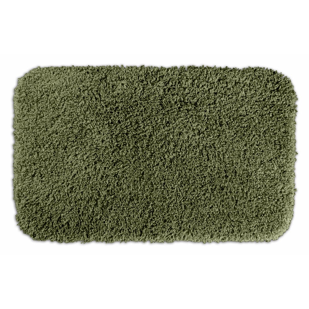 Serenity Plush Forest Green 24 X 40 Bath Rug