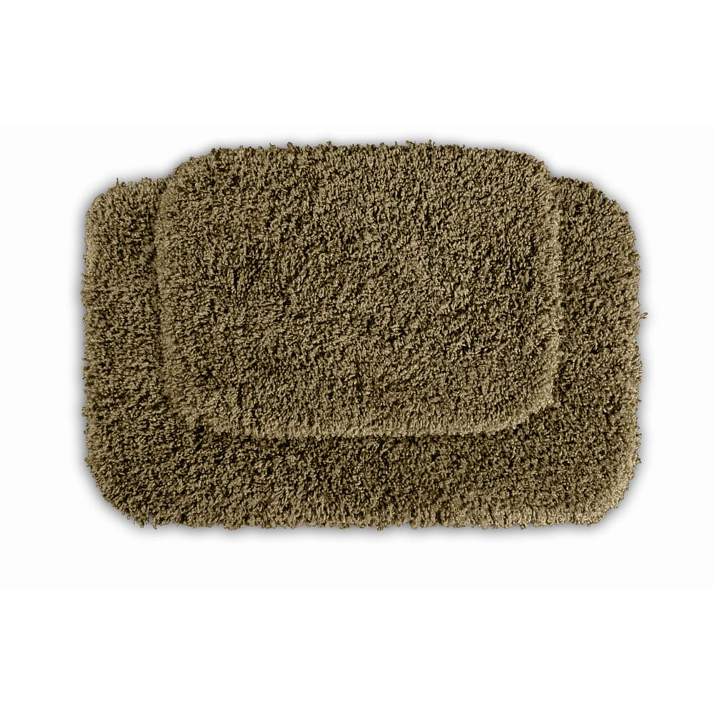 Serenity Taupe Bath Rug (set Of 2)