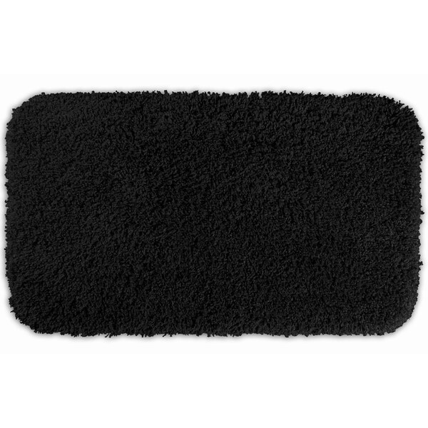 Somette Serenity Black 30 x 50 Bath Rug