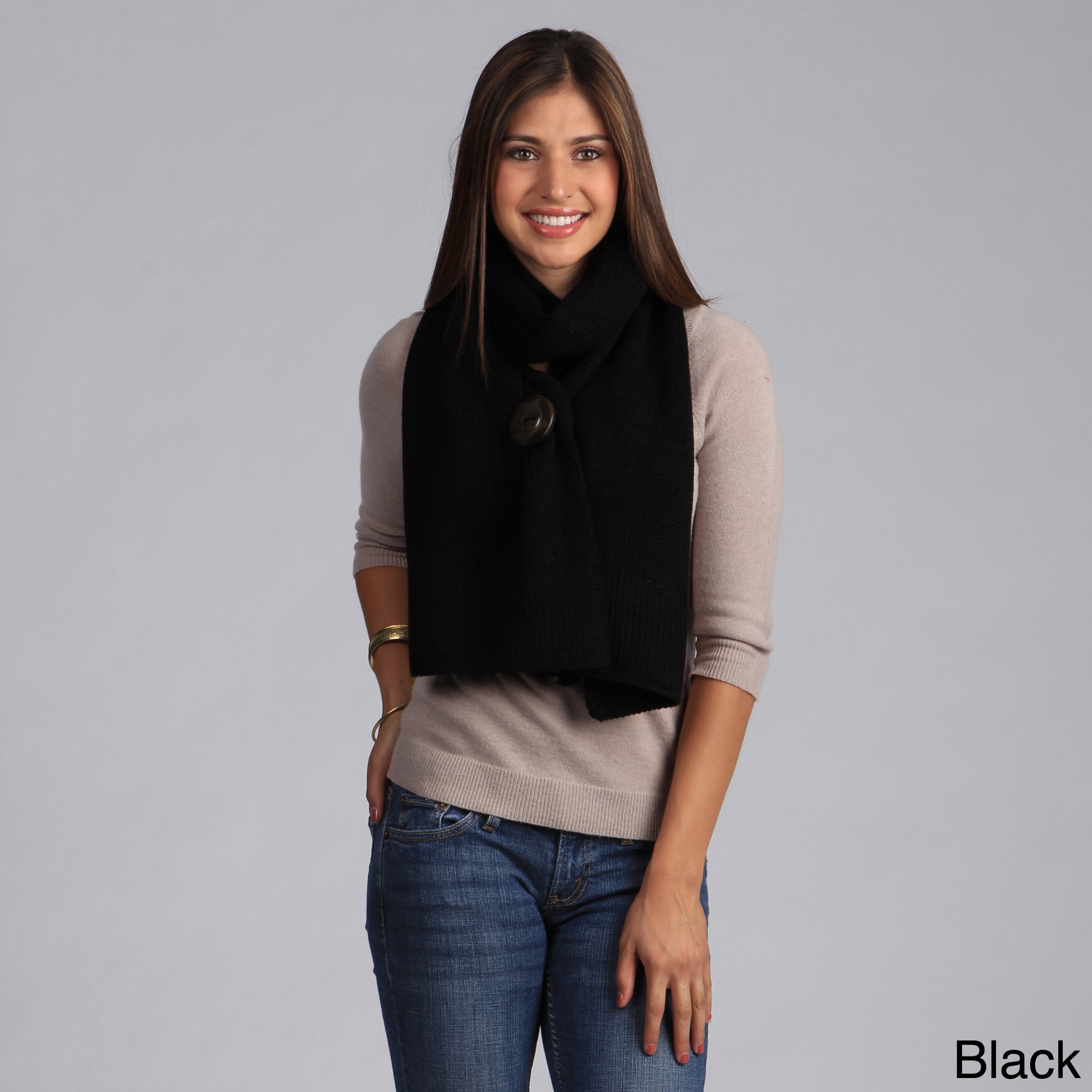 Saro Womens Knitted Acrylic Wrap