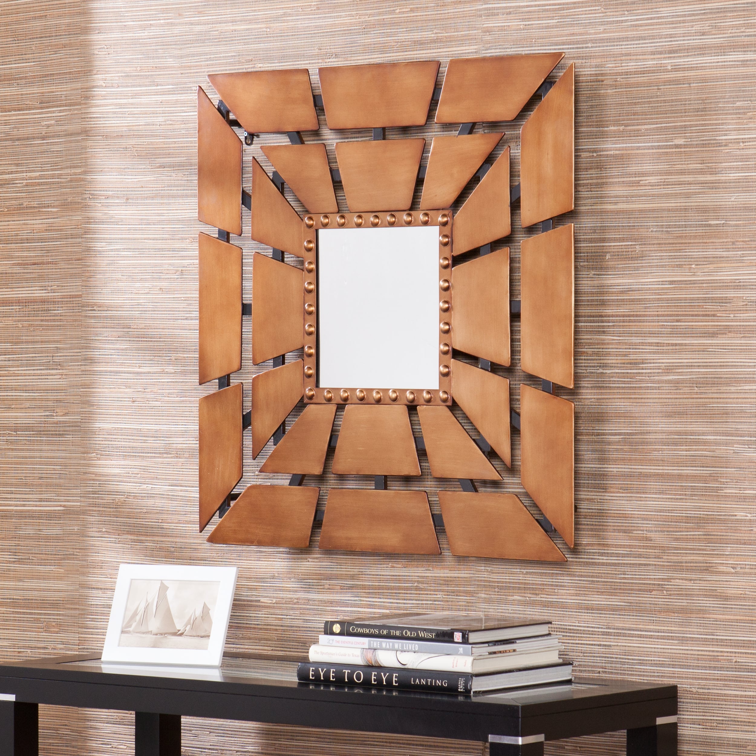 Upton Home Grason Square Burst Decorative Wall Mirror