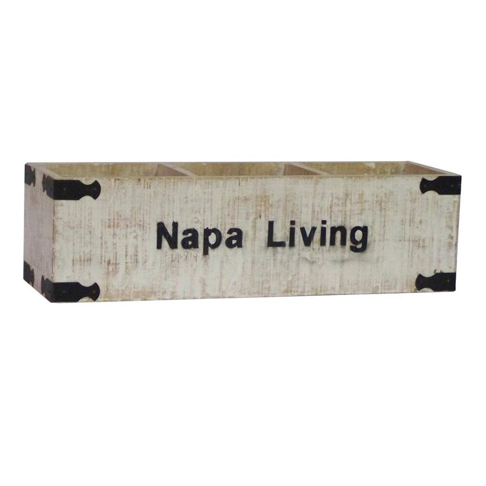 Countryside Distressed Wood 3-Sectional Planter