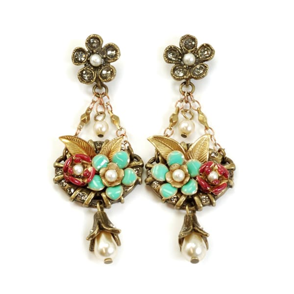 Sweet Romance Baja Flower Garden Earrings  ™ Shopping