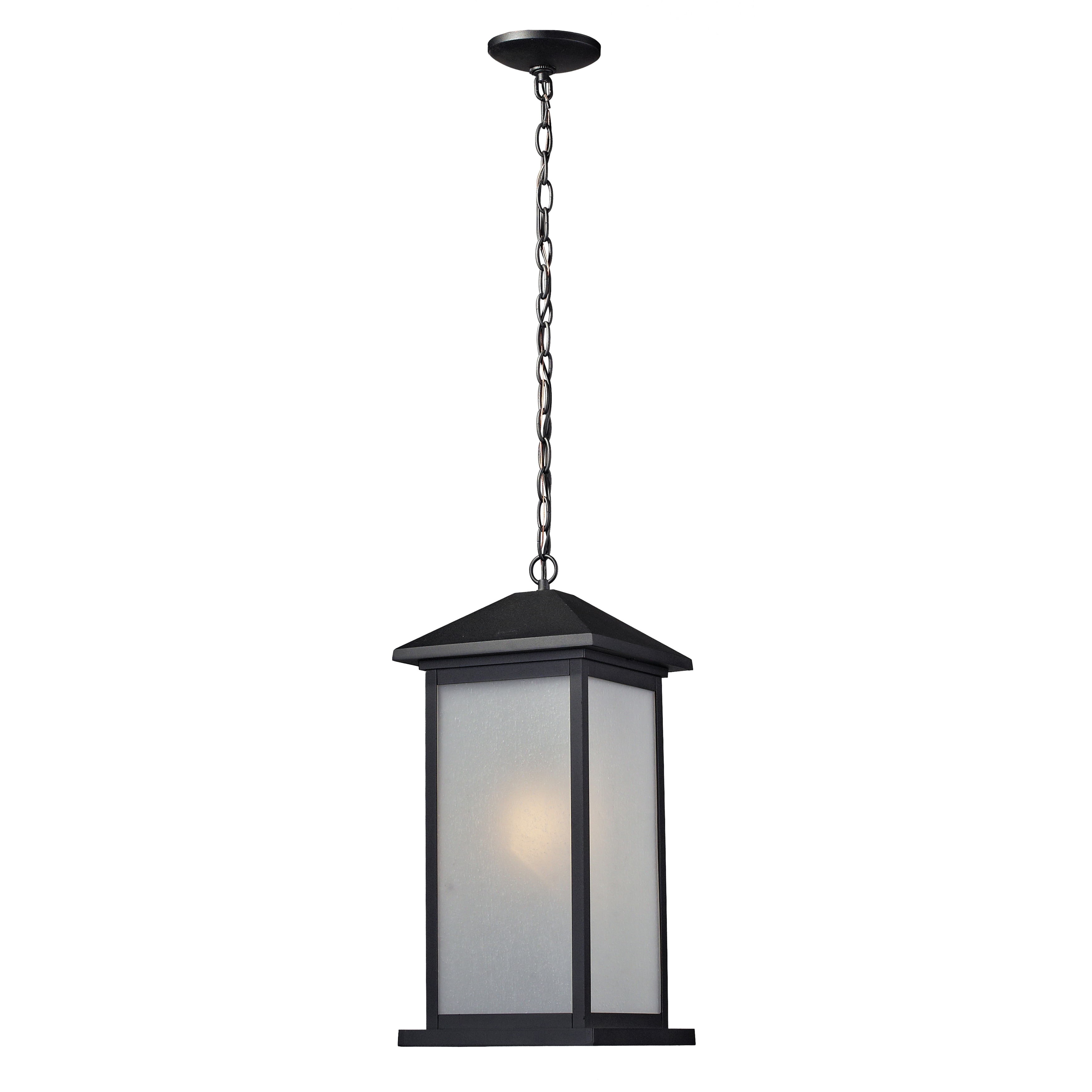 Large Vienna Black Outdoor Chain Light