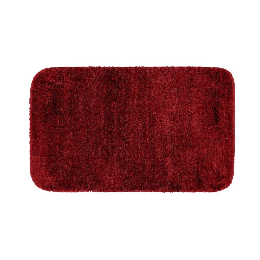 Plush Deluxe Chili Pepper Red 24x40 Bath Rug