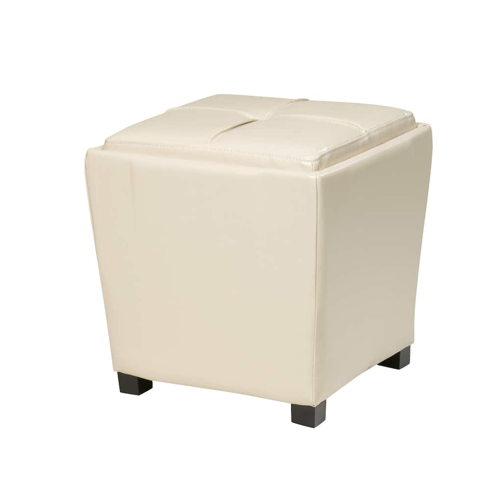 OSP Home Furnishings Metro Faux Leather 2-piece Ottoman Set