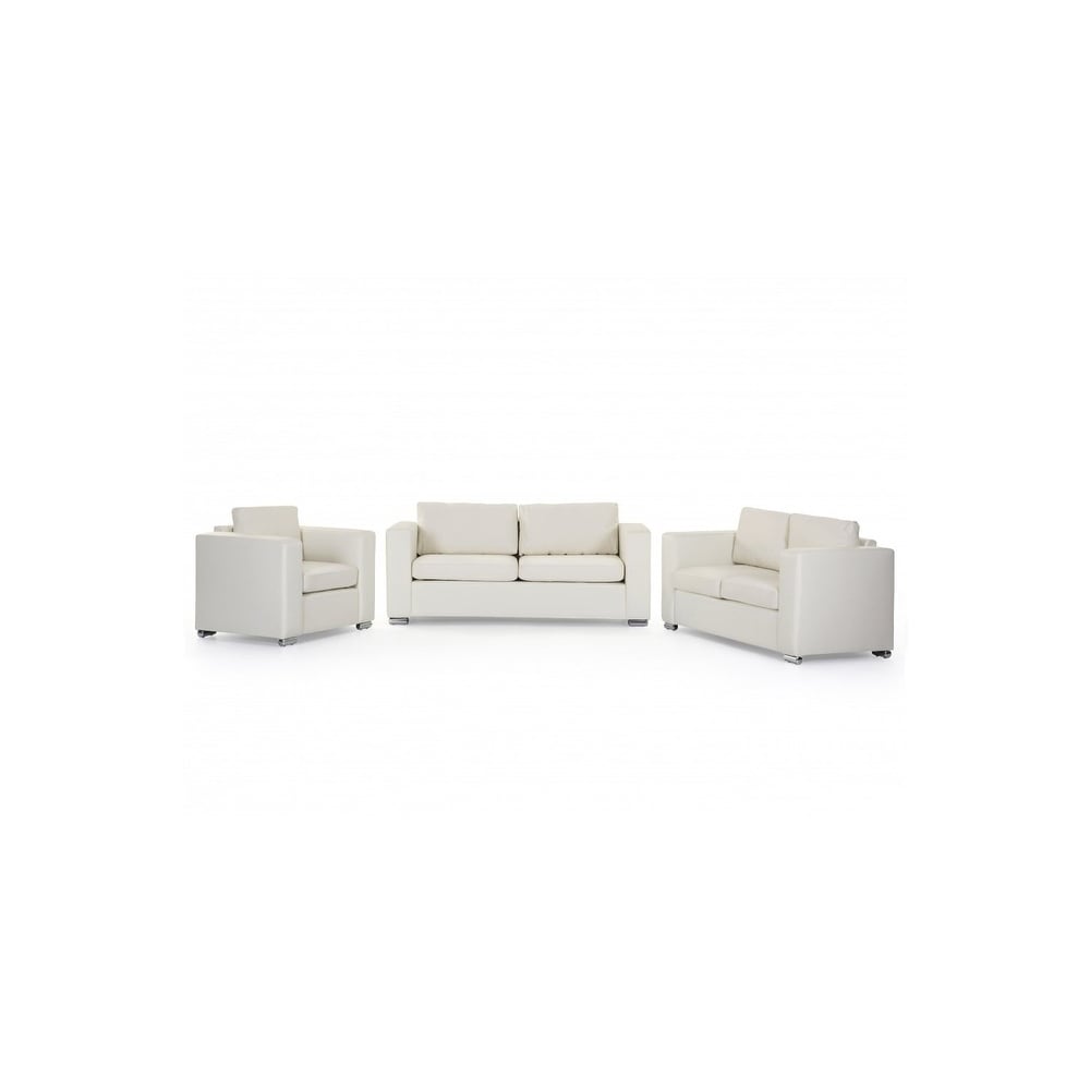 Helsinki Genuine Leather Three, Two And One seater Suite