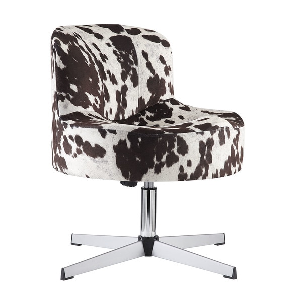 chair cross bridgeport ergonomic contour cowhide swivel accent legs fabric modern tribecca
