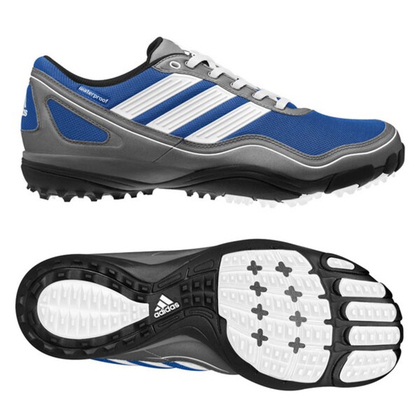 Adidas Mens Puremotion Satellite/ White/ Silver Golf Shoes - Overstock - 7974360