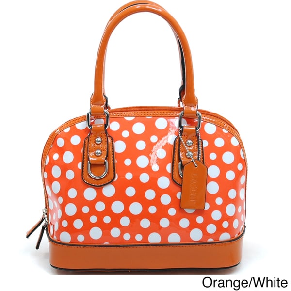 Dasein Petite Polka dot Fashion Satchel Dasein Satchels