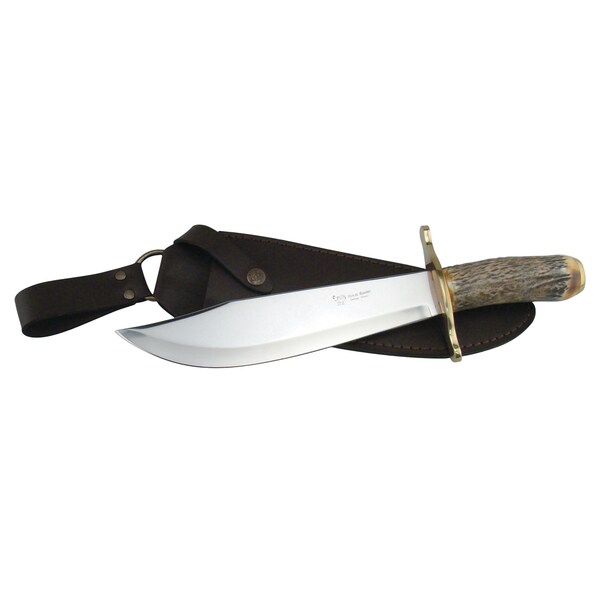Hen & Rooster 14.25-inch Big Deer Stag Bowie