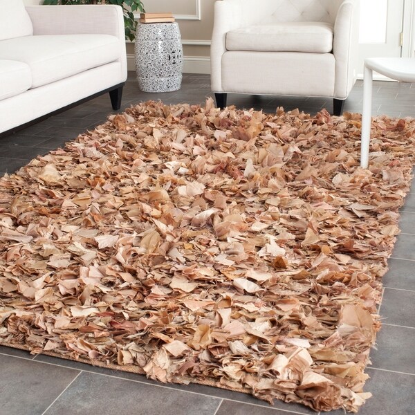 Safavieh Handmade Decorative Rio Shag Natural Area Rug - 8' x 10'
