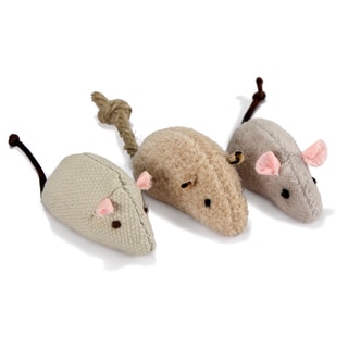 Shop SmartyKat SkitterCritters Organic Catnip Mice (3 Pack) - Free ...