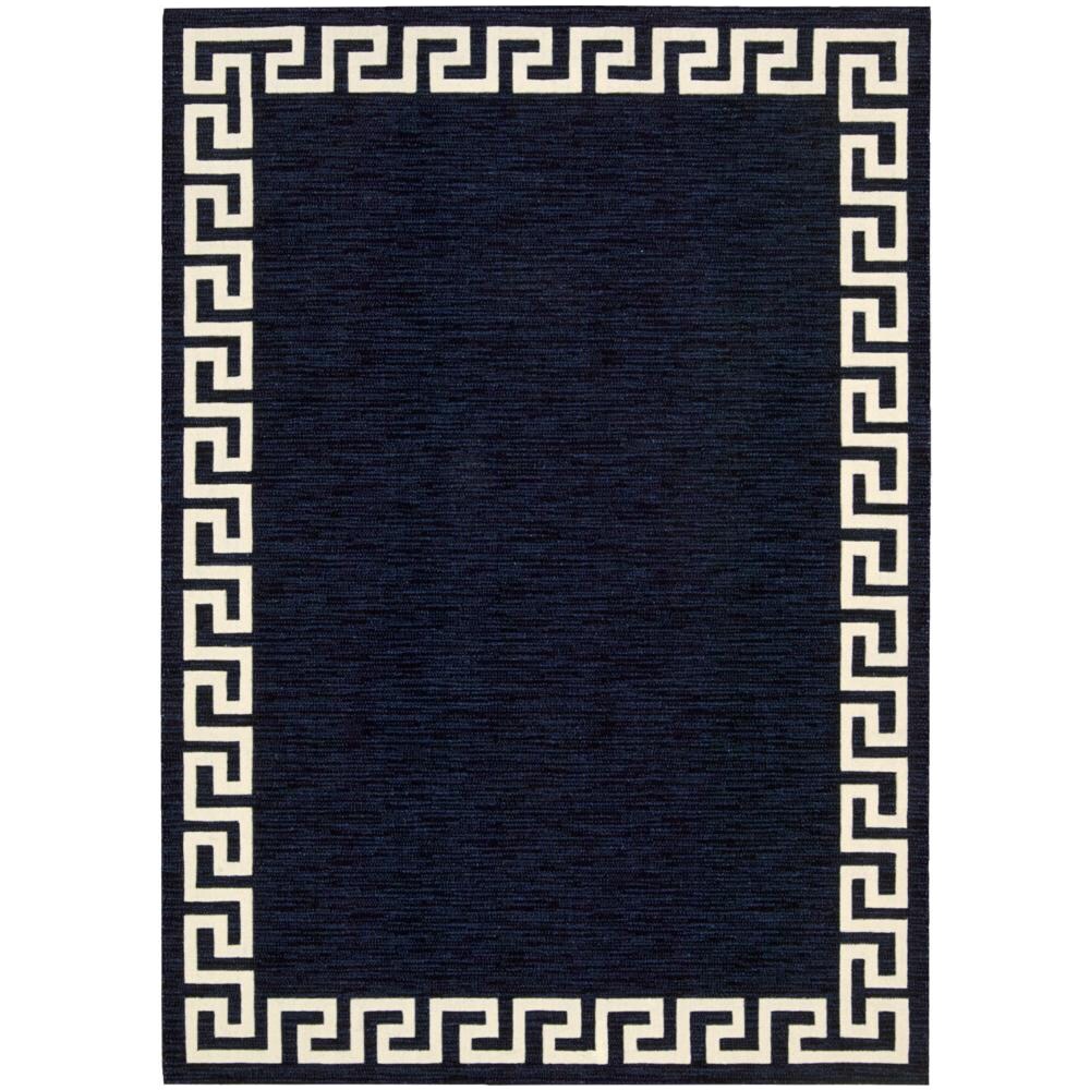 Nourison Barclay Butera Kaleidoscope Greek Border Lagoon Rug (36 X 56)