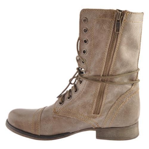 Women's Steve Madden Troopa Stone Leather Steve Madden Boots