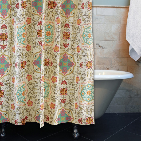 Esprit Spice Print Shower Curtain Shower Curtains