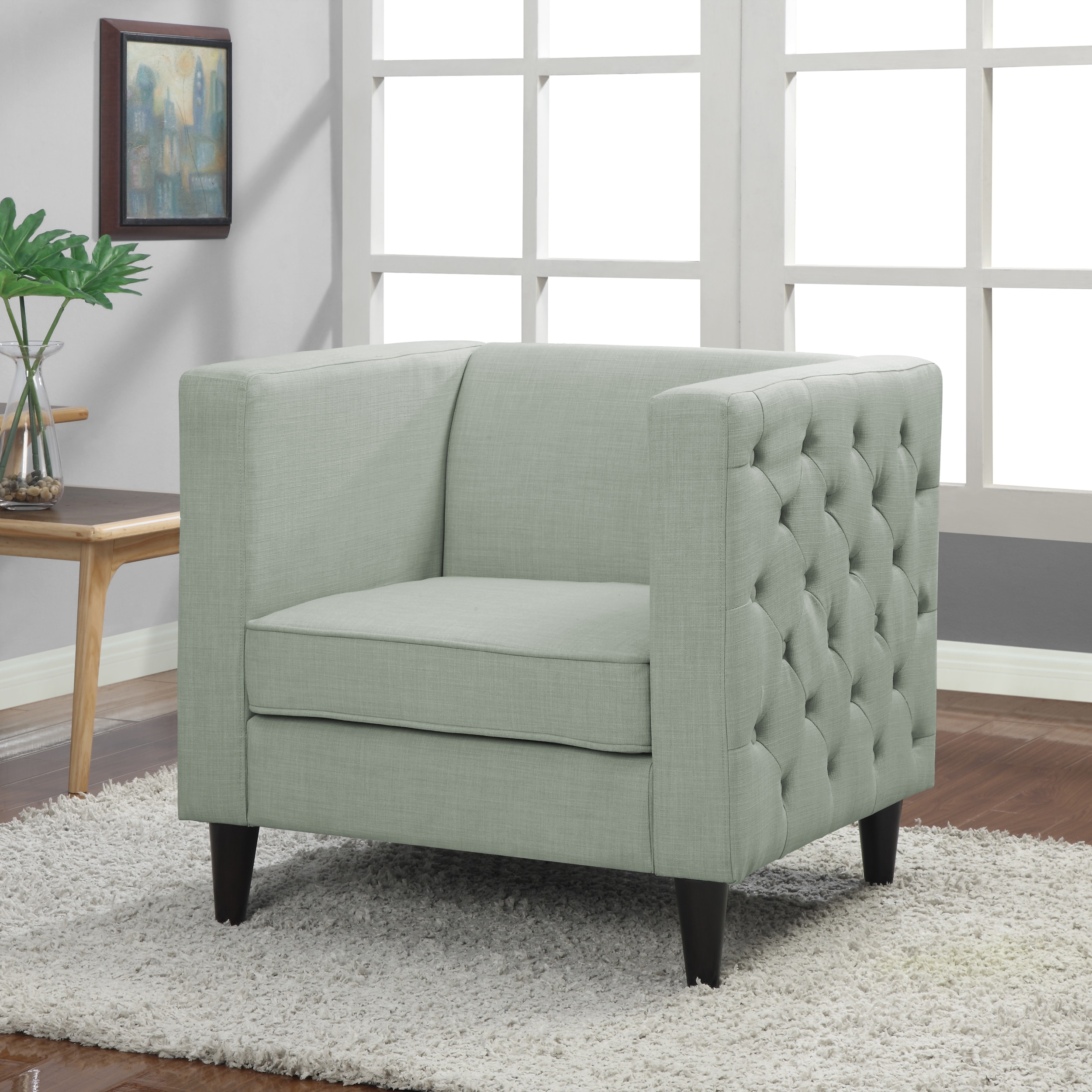 Mystic Sea Side tufted Club Chair