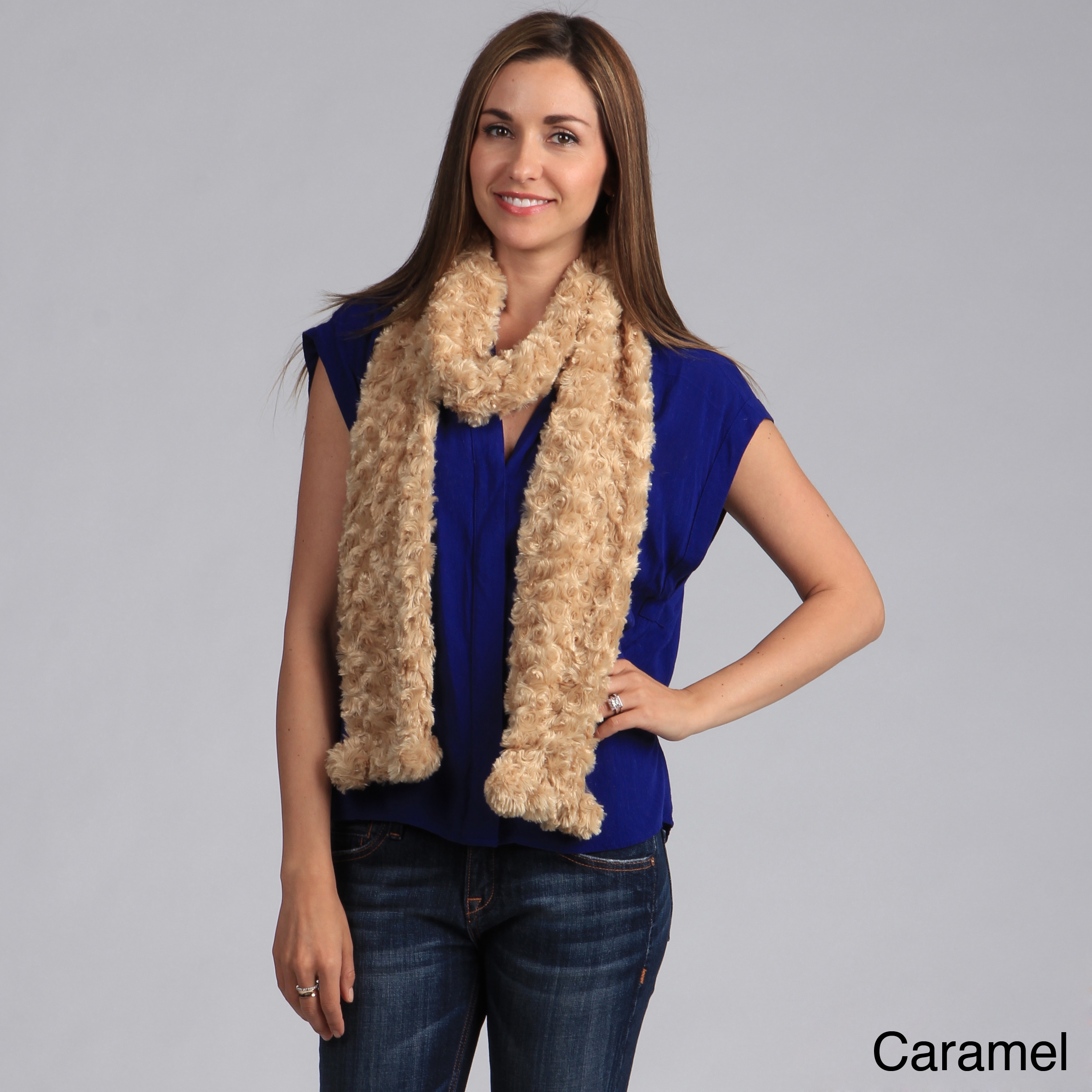 Saro Faux Fur Scarf