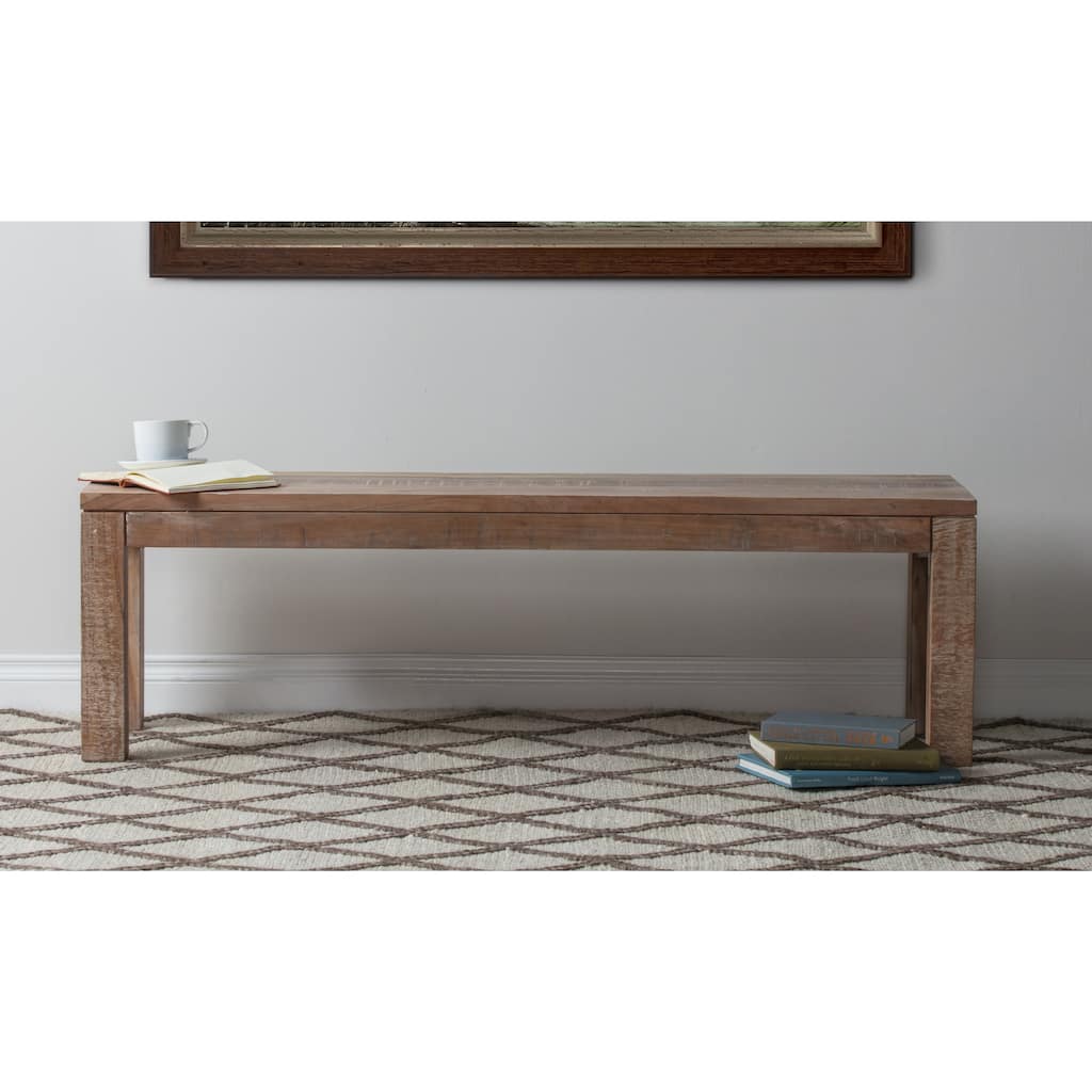 Hamshire Reclaimed Wood 60-inch Bench by Kosas Home - 60"