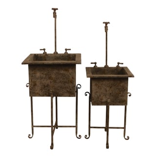 Garden Sink Planter Set - Overstock™ Shopping - Great ... Garden Sink Planter Set - Overstock™ Shopping - Great ... on Outdoor Sink With Stand id=95167