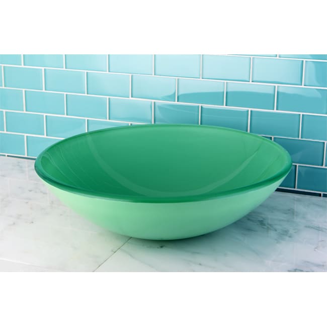 Green Tempered Gl Bathroom Vessel Sink 663370307362 Ebay Green Tempered Gl Bathroom Vessel Sink
