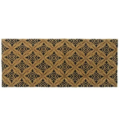 Rubber-Cal Classic Fleur de Lis French Door Mat (24 x 57)