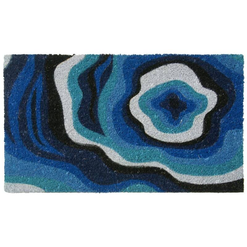 Rubber-Cal "Obscure Dimension" Modern Doormat, 18 by 30-Inch