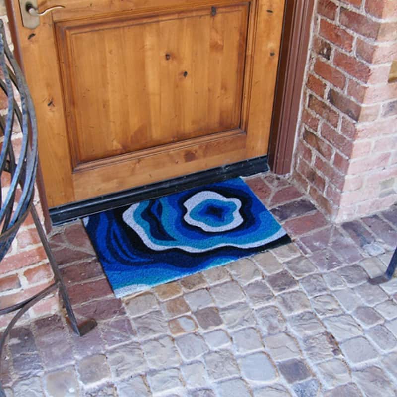 Rubber-Cal "Obscure Dimension" Modern Doormat, 18 by 30-Inch