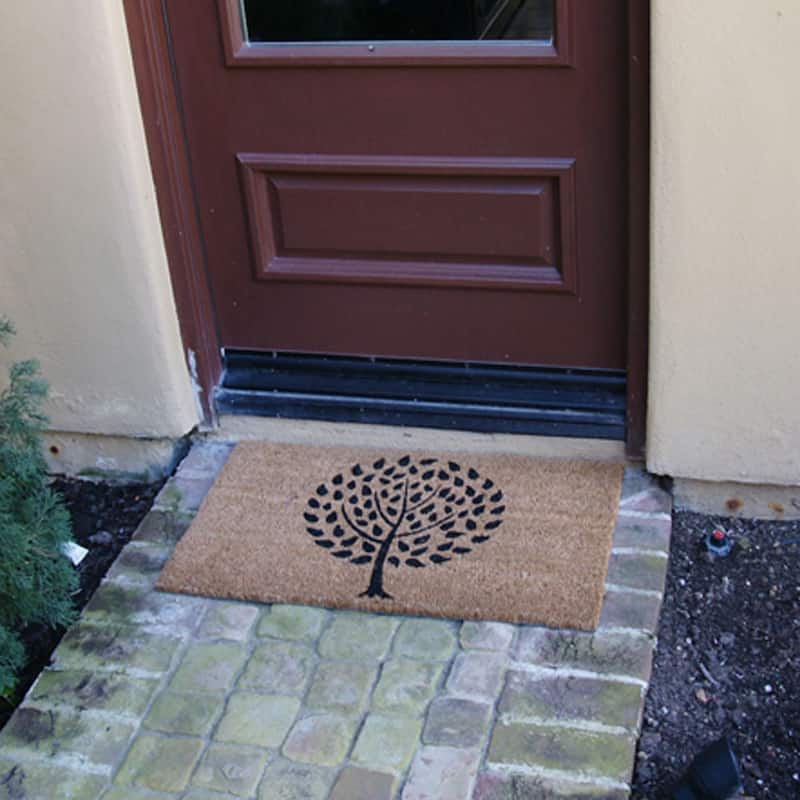 Rubber-Cal "Modern Landscape" Contemporary Doormat, 18 by 30-Inch