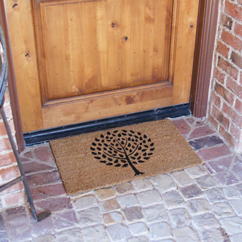 Rubber-Cal "Modern Landscape" Contemporary Doormat, 18 by 30-Inch