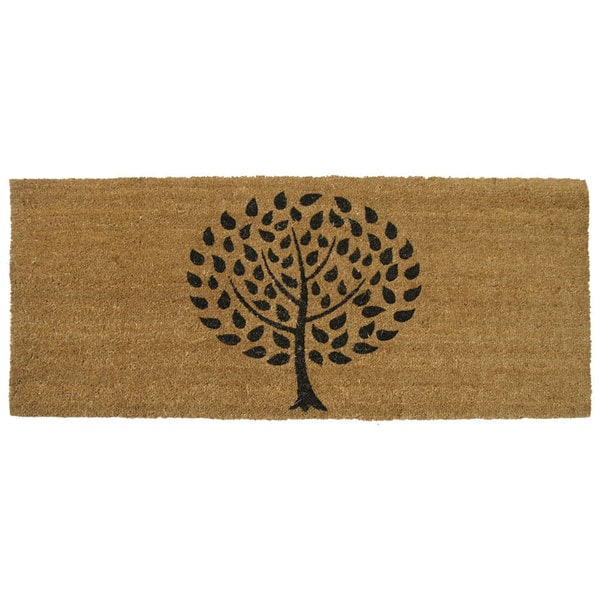 Shop Rubber Cal Modern Landscape Contemporary Door Mat 24 X 57