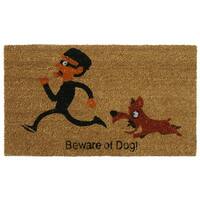 Funny Coir Doormat Hope You Like Big Ass Dogs Front Door Mat Entryway  Outdoor Mat with Heavy Duty Front Porch Welcome Mats Entry Natural Coconut  Brown