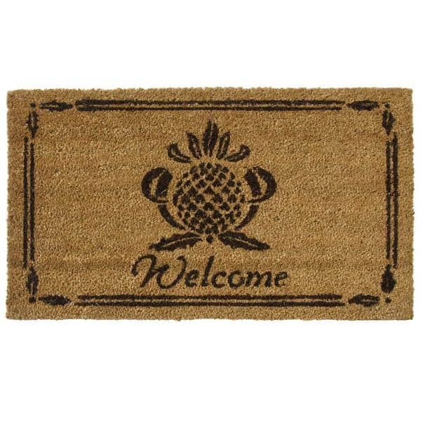 Rubber-Cal Welcome Beach Decor Doormat Kit - 18 x 30 - 2 Door Mats