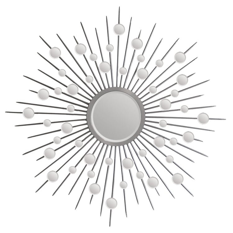 Silver Starburst Mirror