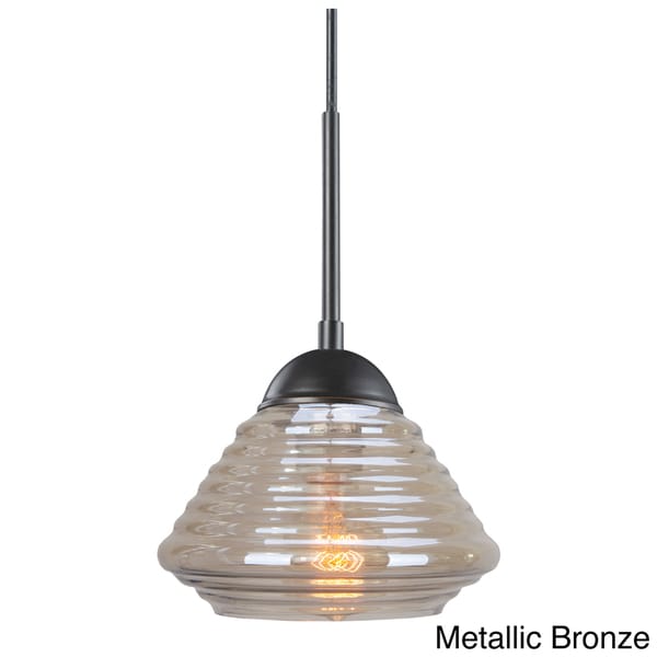 'Queen' Metallic 1 light Mini pendant Woodbridge Lighting Chandeliers & Pendants