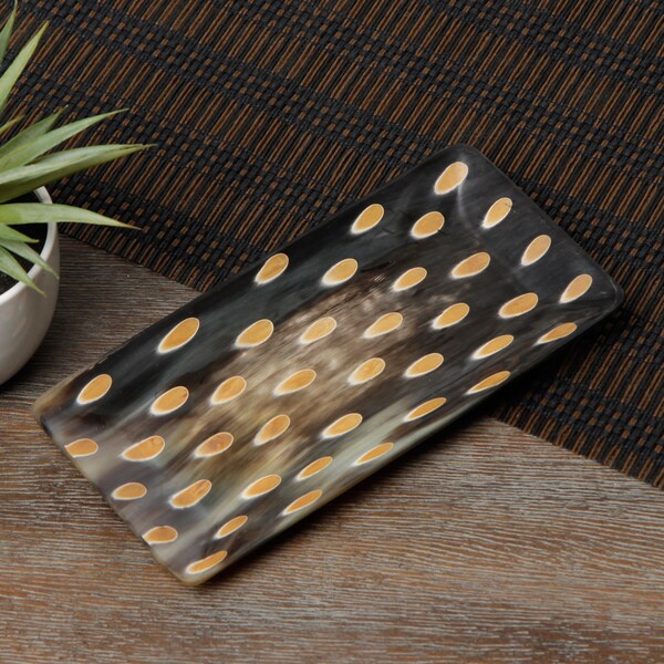 Shop Handmade Black/Brown Serving Platter (India) Free Shipping On