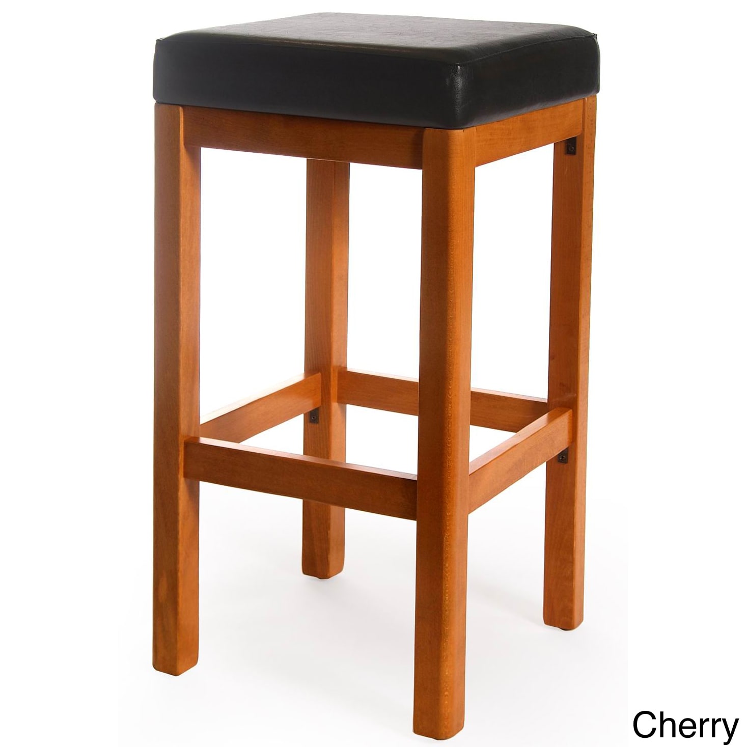 Lexington Solid Beech Wood And Leatherette Barstool