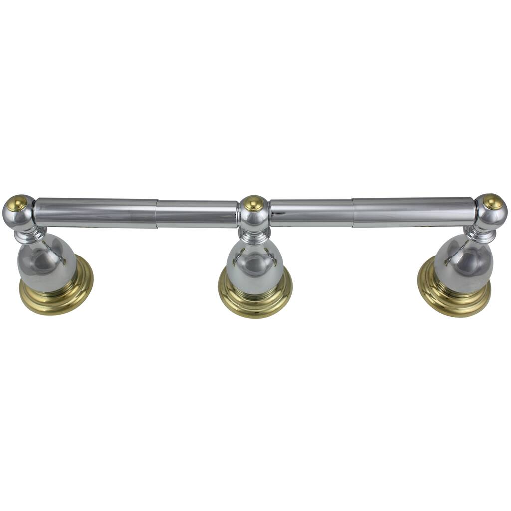 American Standard Prarie Field Chrome Brass Double Toilet Paper Holder - Chrome Brass