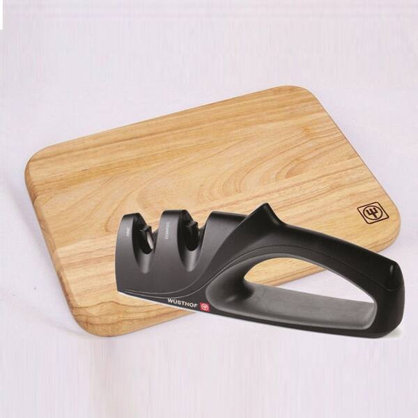 Wusthof Grand Prix II 5piece Flat Knife Set with Sharpener/ Cutting