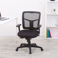 Pro Line II ProGrid Black Padded Mesh Office Chair