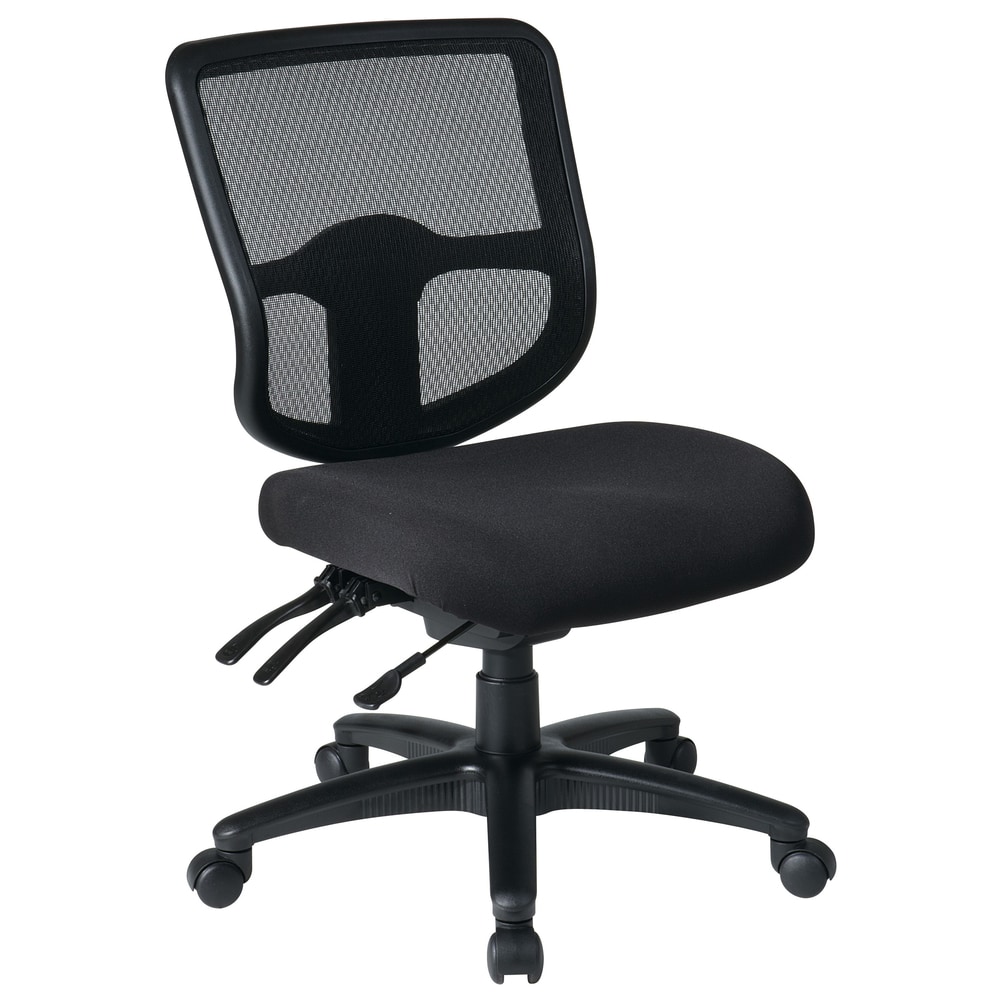 Carbon Loft Derrick Black Breathable Armless Task Chair - Bed Bath