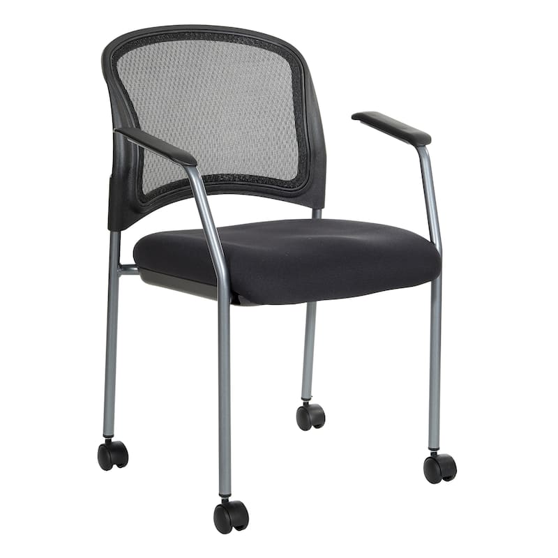 Pro-Line II Breathable ProGrid Rolling Visitor's Chair