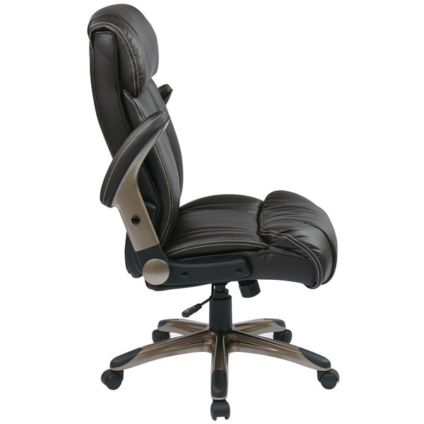 Office chair best sale flip arms